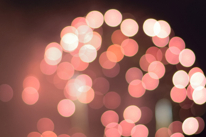 Blur background of Summer Fireworks festival in Japan